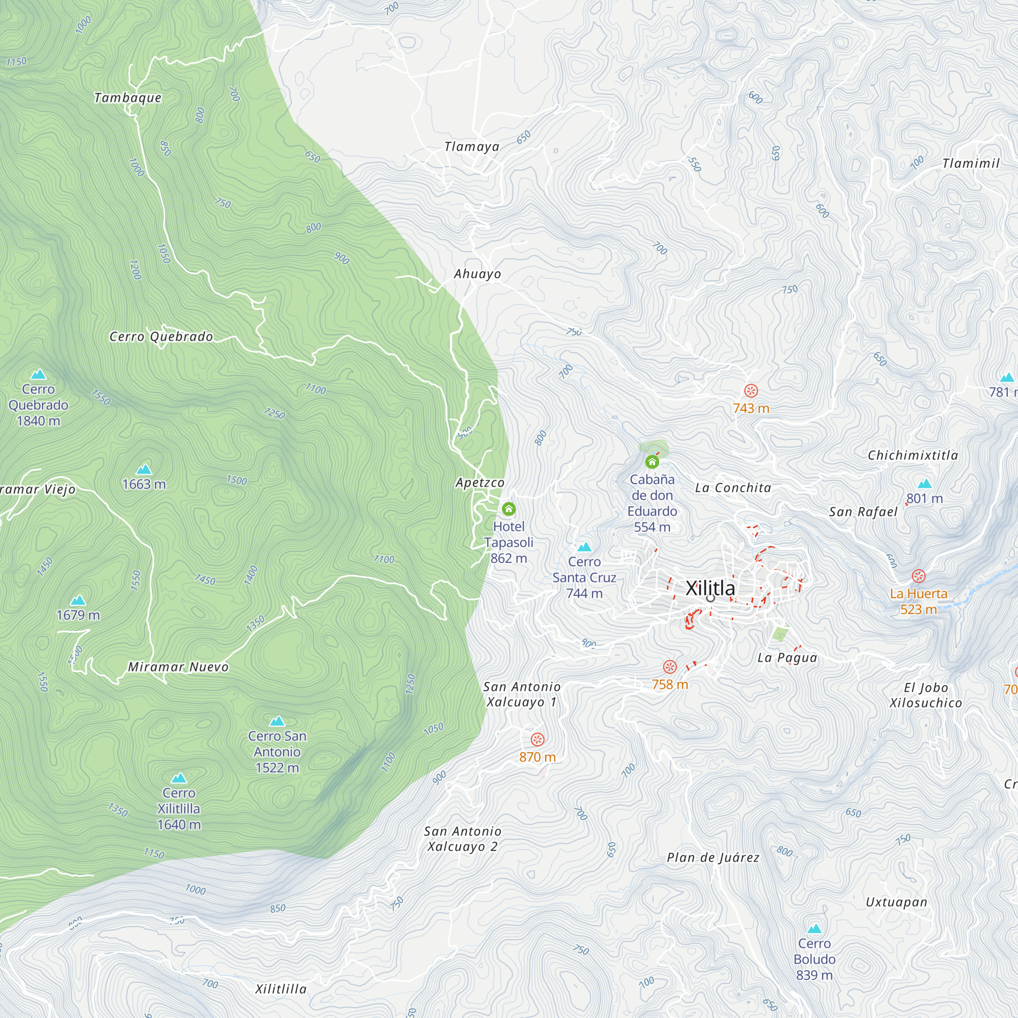 Hotel Tapasoli map