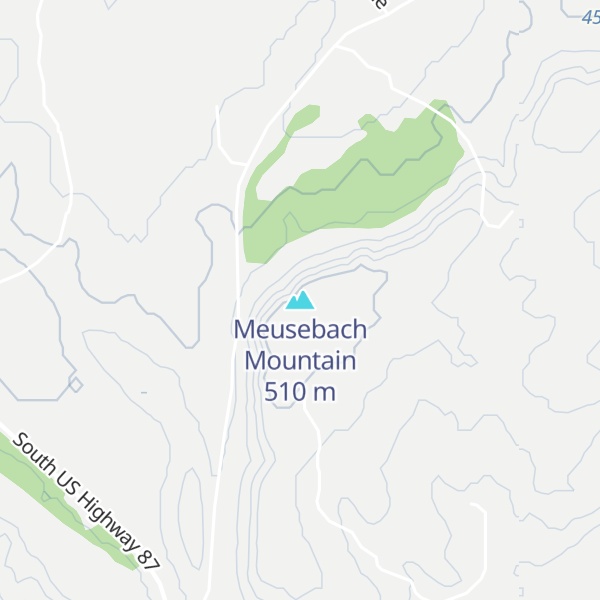 Map of Meusebach Mountain
