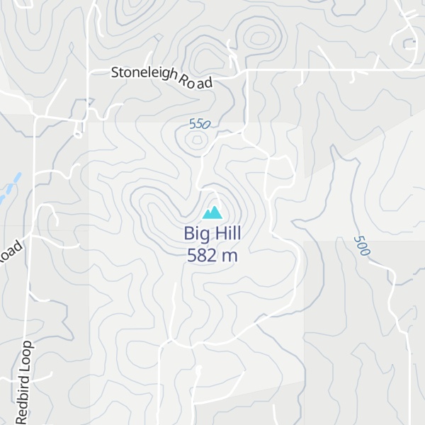 Map of Big Hill