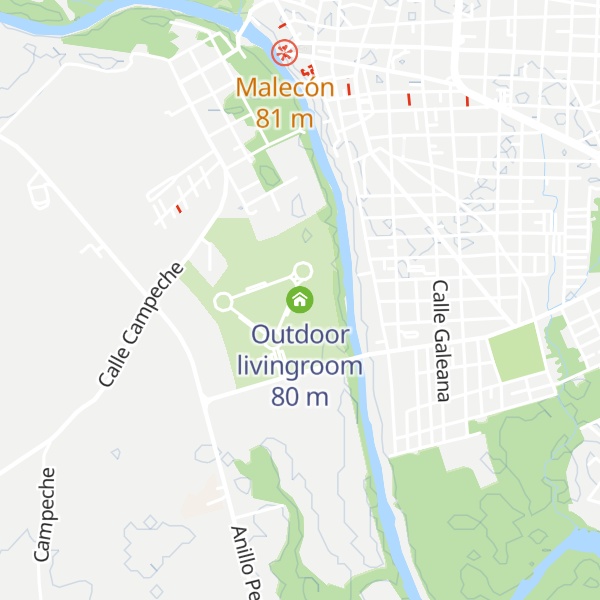 Map of Outdoor livingroom