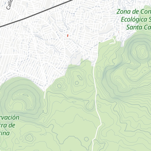 Map of Tetecón