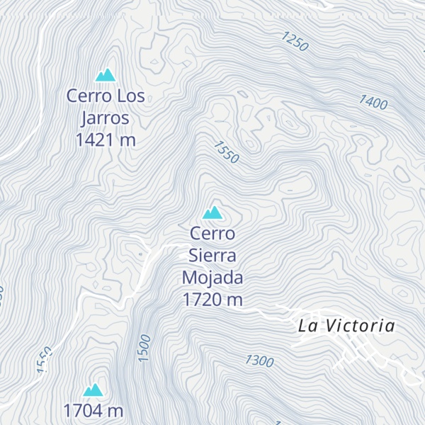 Map of Cerro Sierra Mojada