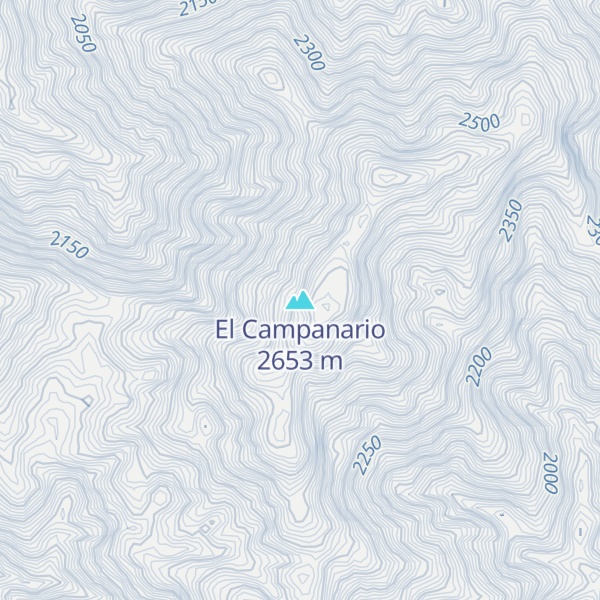 Map of El Campanario