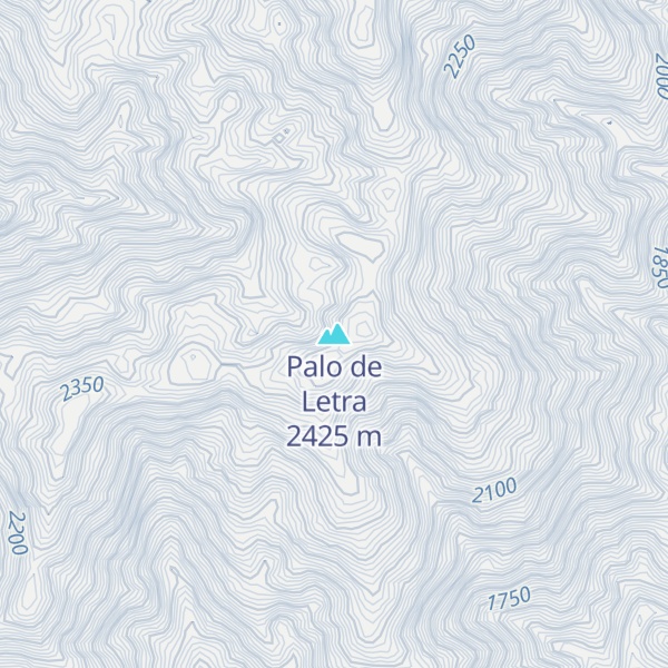 Map of Palo de Letra