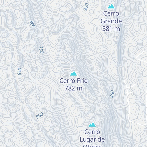 Map of Cerro Frio