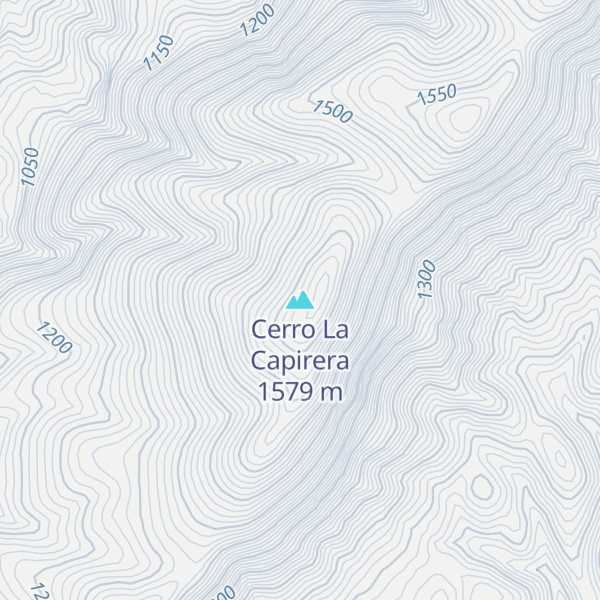 Map of Cerro La Capirera