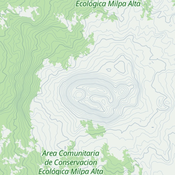 Map of Volcán Tláloc