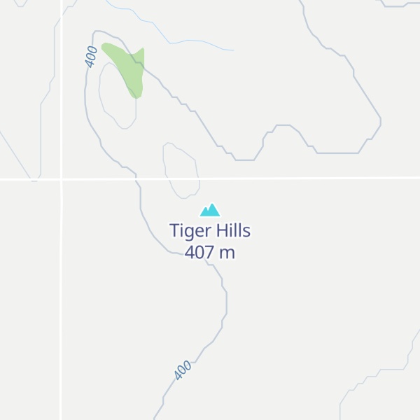 Map of Tiger Hills