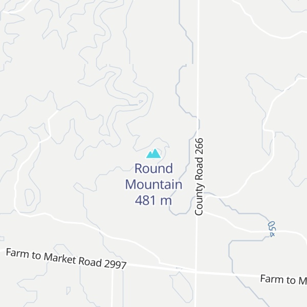 Map of Round Mountain