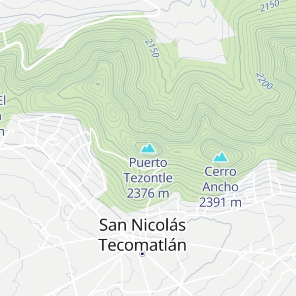 Map of Puerto Tezontle