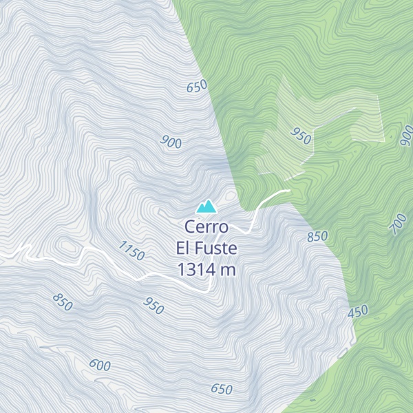 Map of Cerro El Fuste