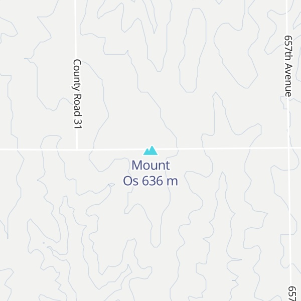 Map of Mount Os