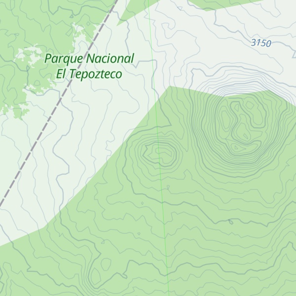 Map of Cerro Teconzi