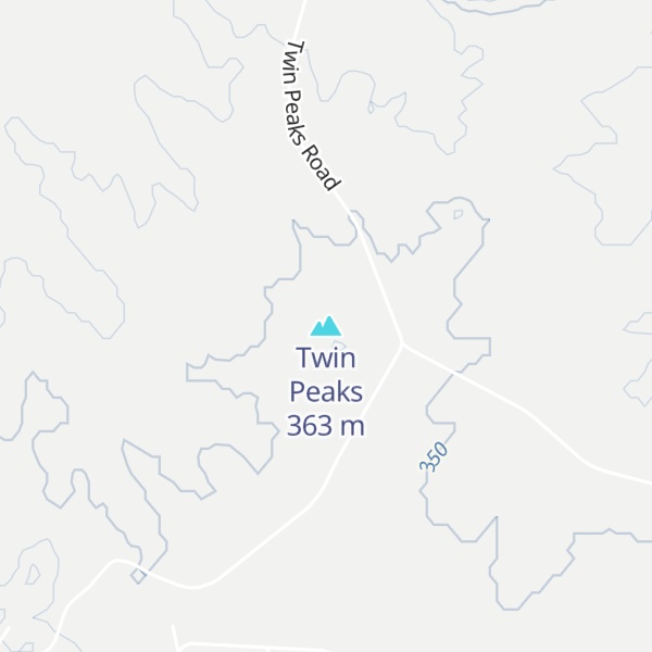 Map of Twin Peaks