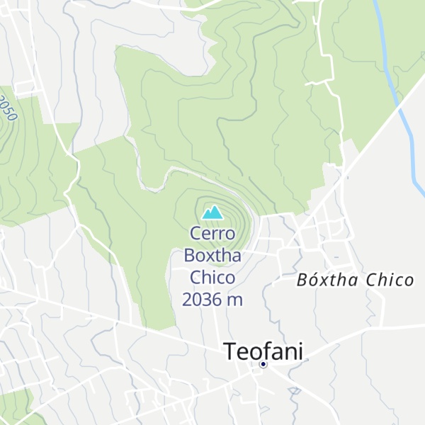 Map of Cerro Boxtha Chico