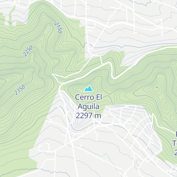 Map of Cerro El Aguila