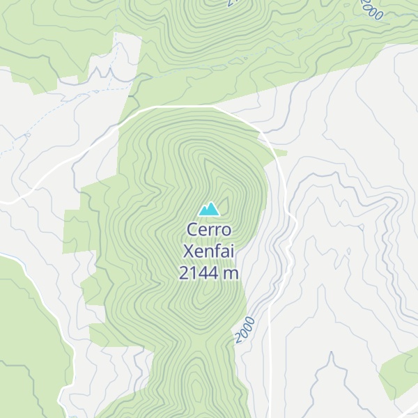 Map of Cerro Xenfai