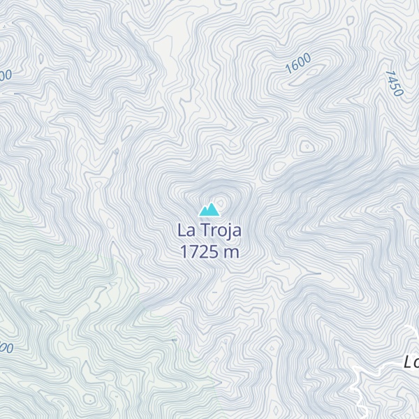 Map of La Troja