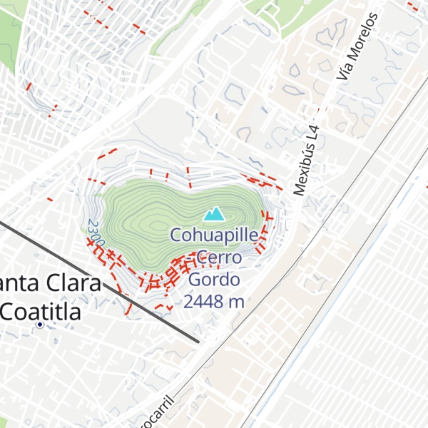 Map of Cohuapille - Cerro Gordo