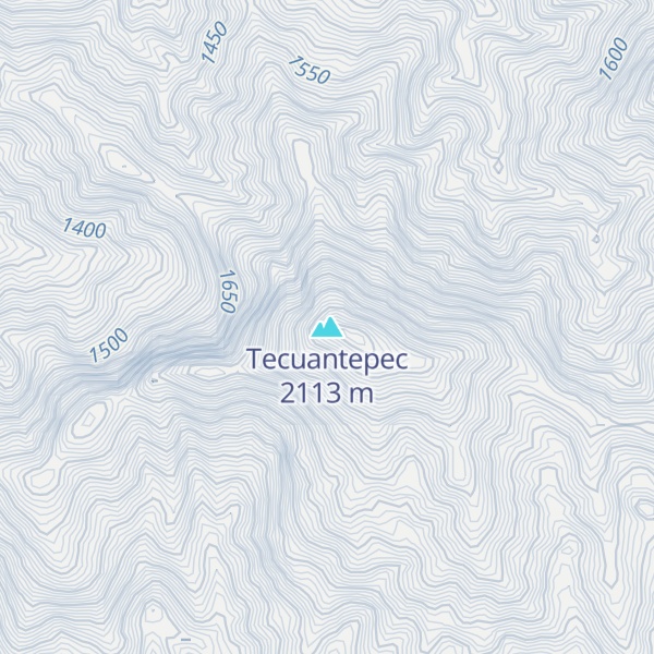 Map of Tecuantepec