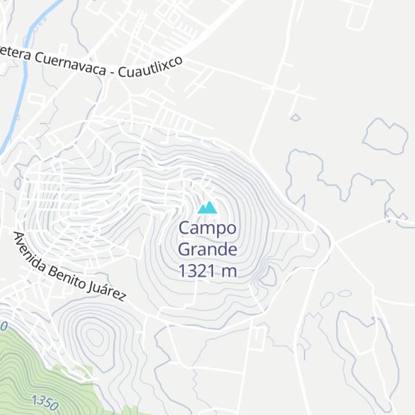 Map of Campo Grande