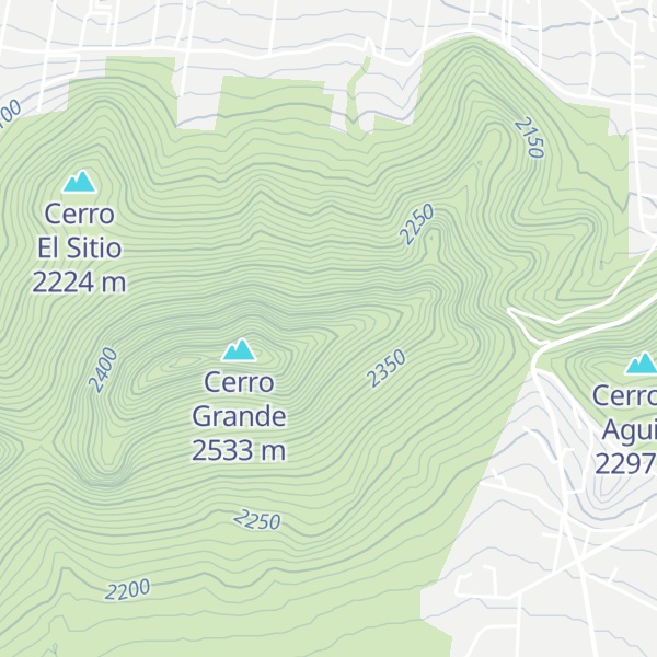 Map of Cerro Peña Redonda