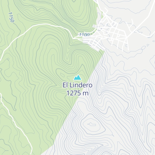 Map of El Lindero