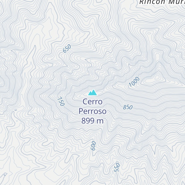 Map of Cerro Perroso