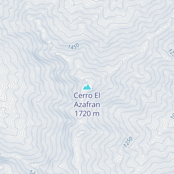 Map of Cerro El Azafran