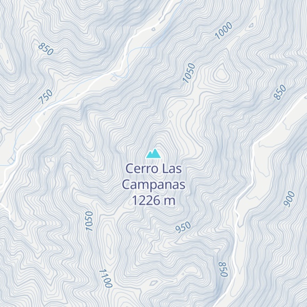 Map of Cerro Las Campanas