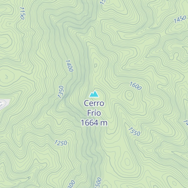 Map of Cerro Frío