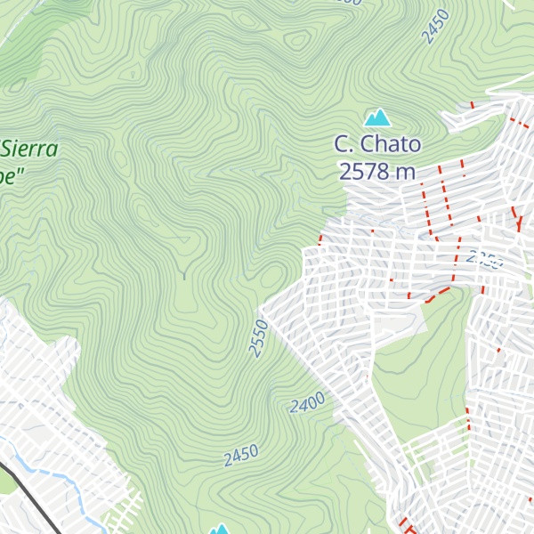 Map of Cerro Almarcigo