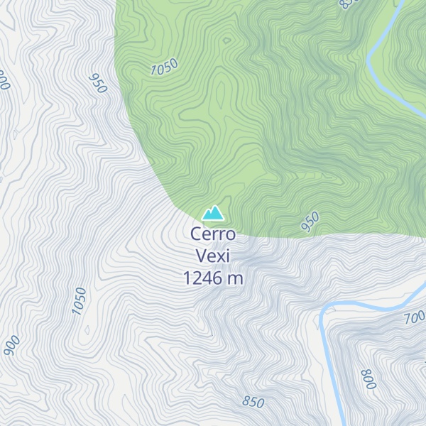 Map of Cerro Vexi