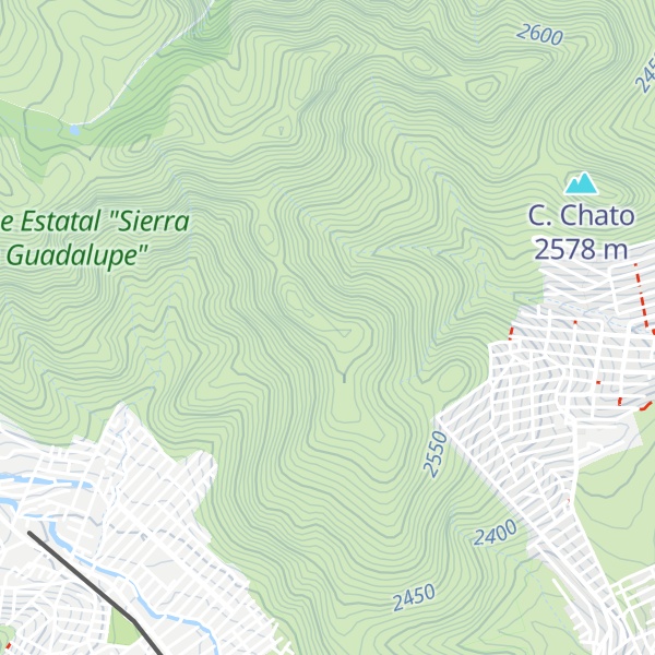 Map of Cerro de la Cuesta