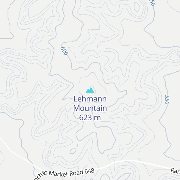 Map of Lehmann Mountain
