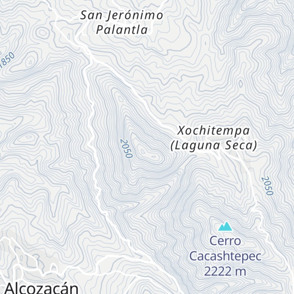 Map of Cerro Peojolin