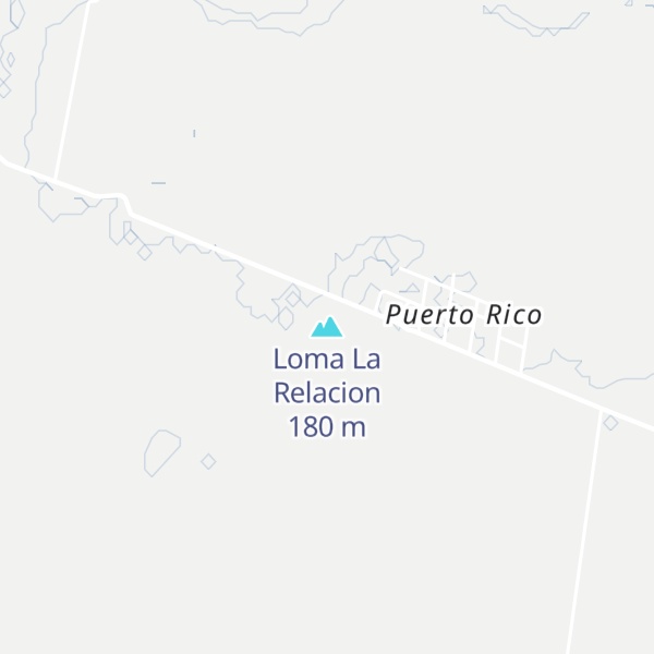 Map of Loma La Relacion