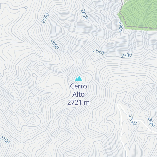 Map of Cerro Alto