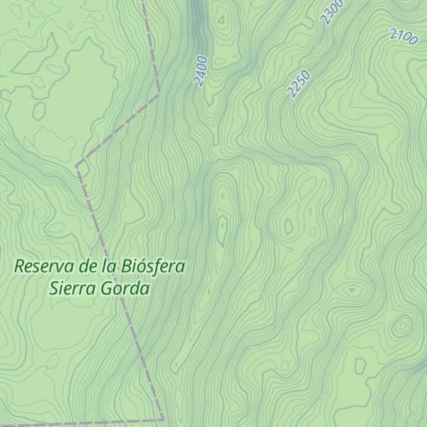Map of Cerro Peña Prieta