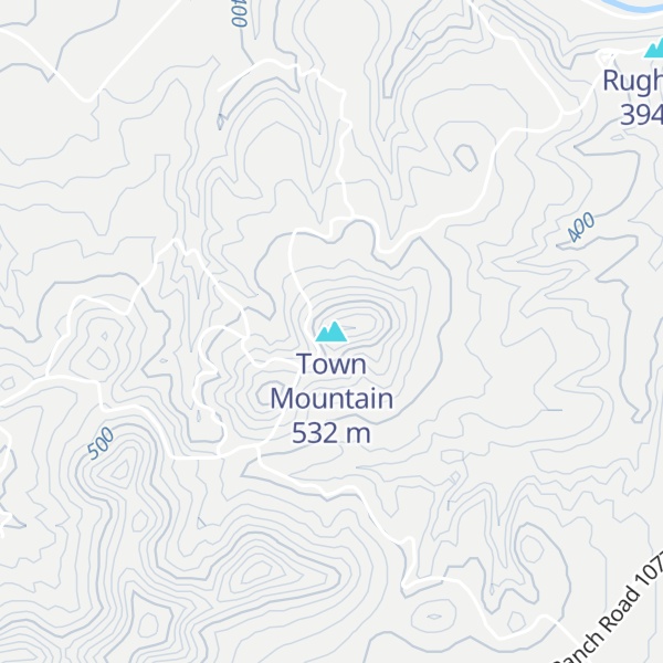 Map of Town Mountain