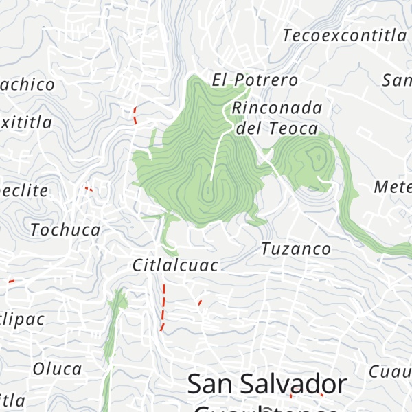 Map of Teoca