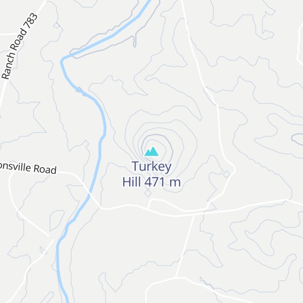 Map of Turkey Hill
