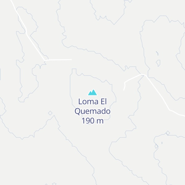Map of Loma El Quemado