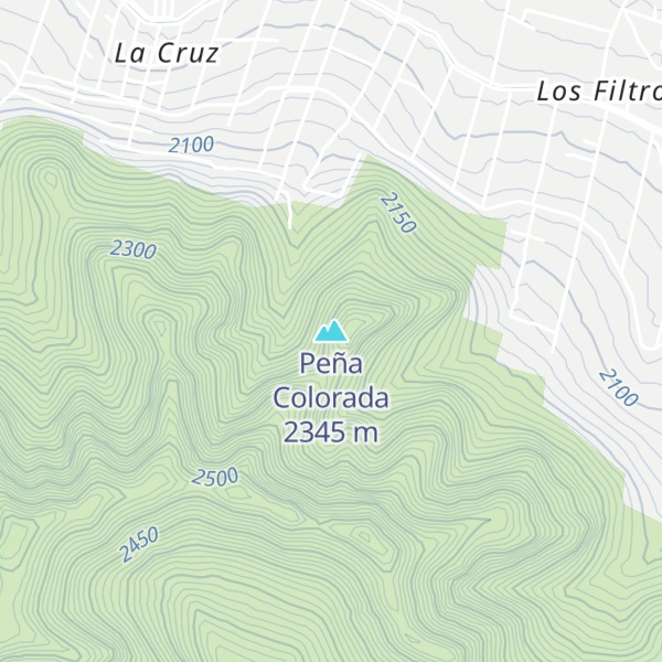 Map of Peña Colorada