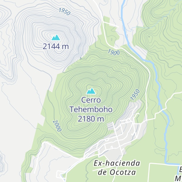 Map of Cerro Tehemboho