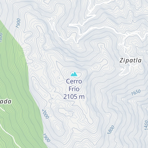 Map of Cerro Frío