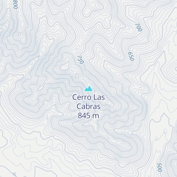 Map of Cerro Las Cabras