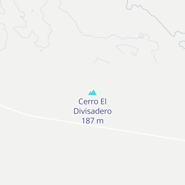 Map of Cerro El Divisadero