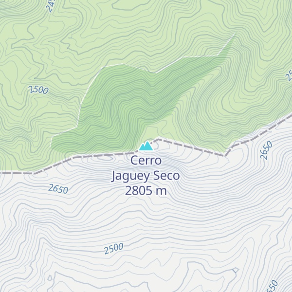 Map of Cerro Jaguey Seco