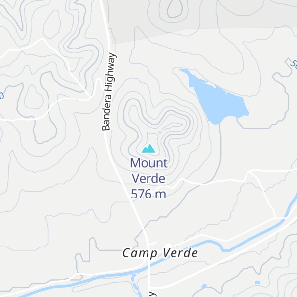 Map of Mount Verde